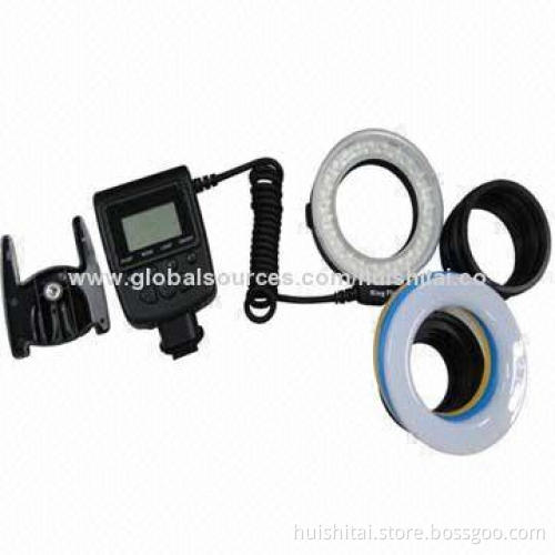 Professional LED-RF550 Series Marco LED Ring Flash Light for Nikon DLSR Cameras, 1/100S Sync Speed